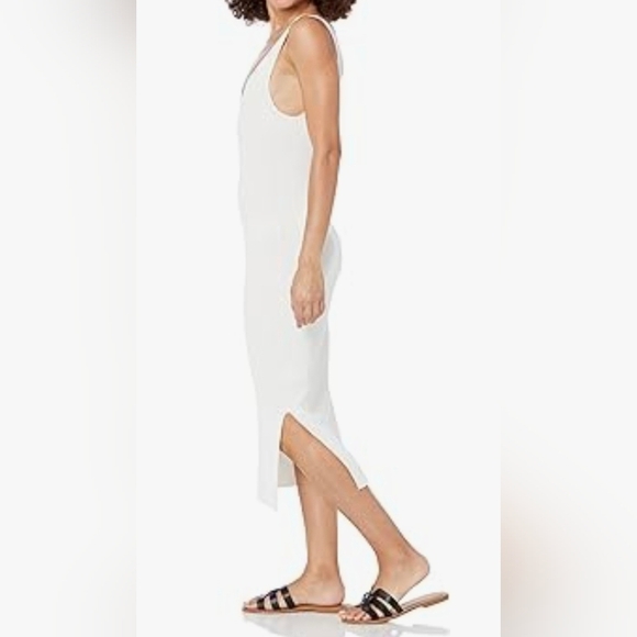 The Drop Women's Yasmin Rib Midi Sweater Tank Dress #623 - Picture 7 of 11